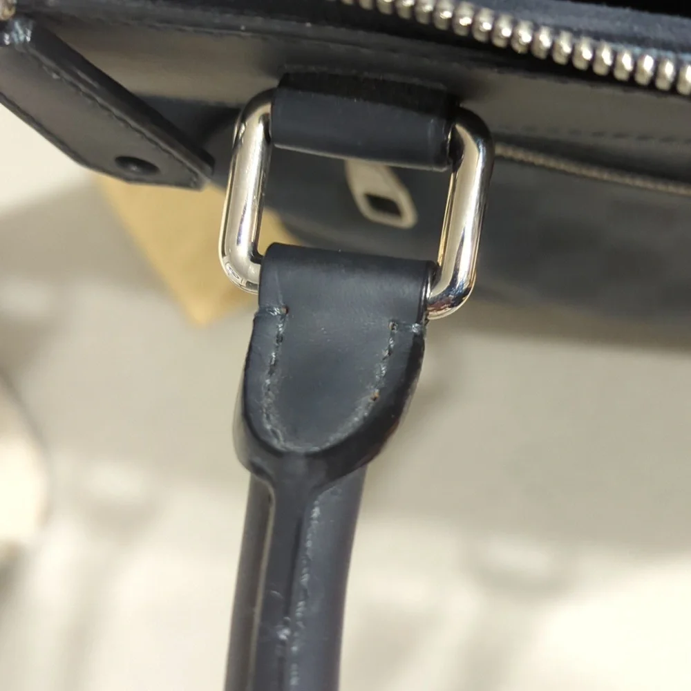 Cobalt Damier Tote Shoulder Bag. LOUIS VUITTON